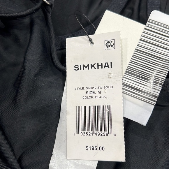 Jonathan SIMKHAI Black Noa Belted Underwire One Piece Swimsuit - Picture 7 of 7